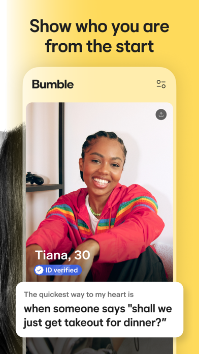 Bumble App Store screenshot