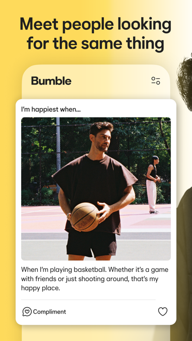 Bumble App Store screenshot