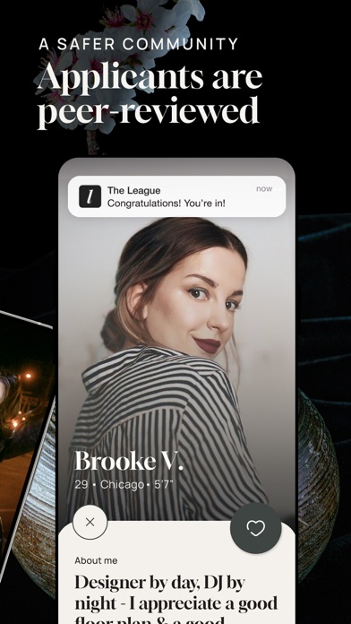 The League App Store screenshot