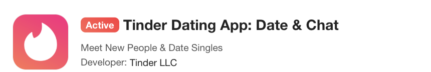 tinder app icon